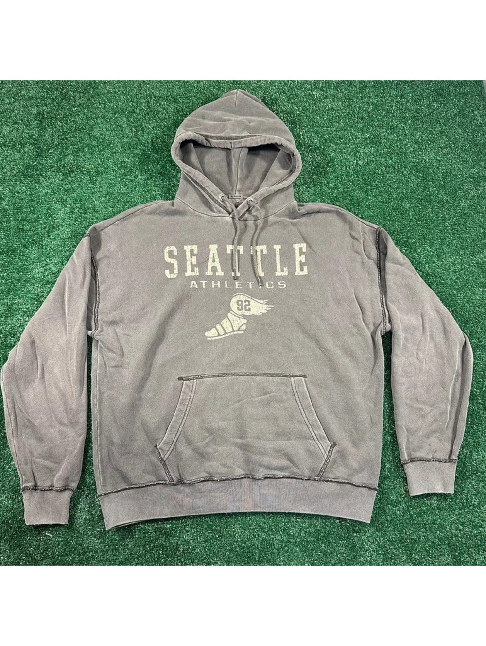Abercrombie & fitch soft af essentials oversized sweatshirt hoodie size medium